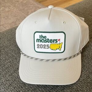 NWT White The Masters 2025 hat